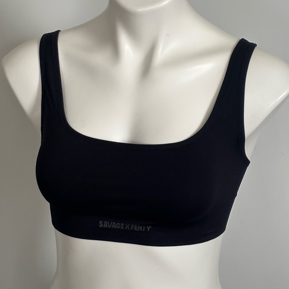 Savage X Fenty XS Sugarplum Purple or Medium Black Sports Bra - Picture 5 of 9